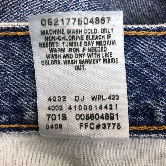 LEVI’S Jeans 560 Comfort Fit Straight Loose Relaxed 100% Cotton Denim 42 x 30 - Picture 10 of 13